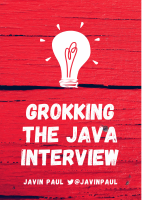 Javin P. - Grokking the Java Interview - 2022.pdf